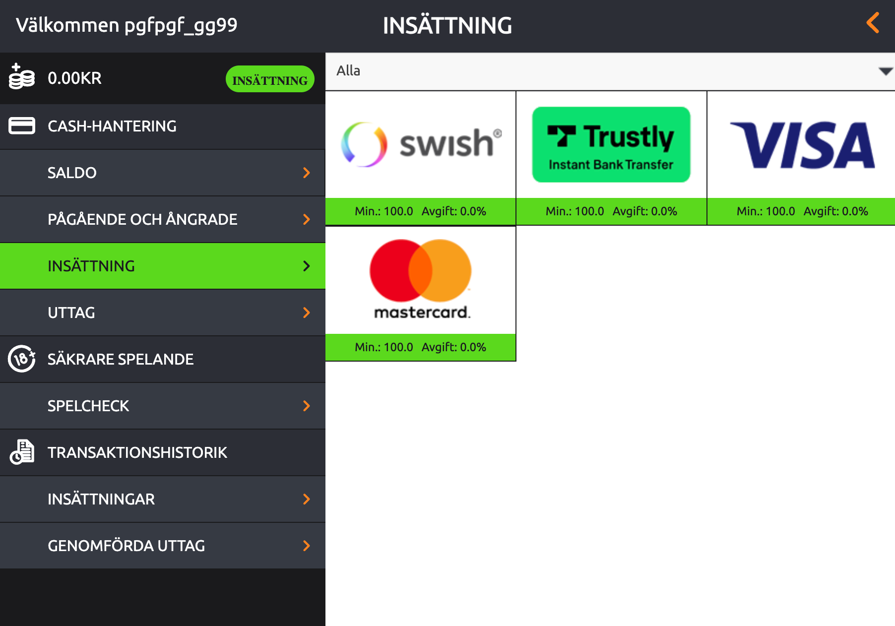 Geckoplay snabba insättningar och snabba uttag