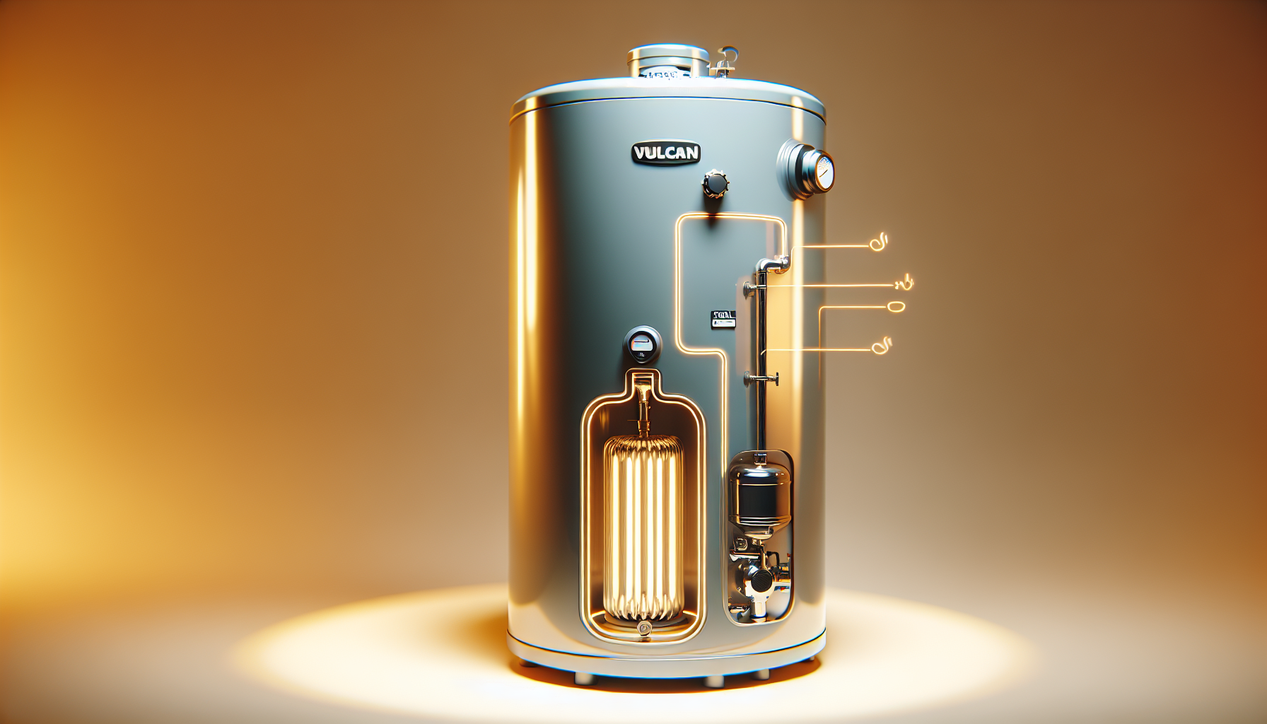 Vulcan 4Star 135L Gas Hot Water System 1449 Installed JR Gas and Water