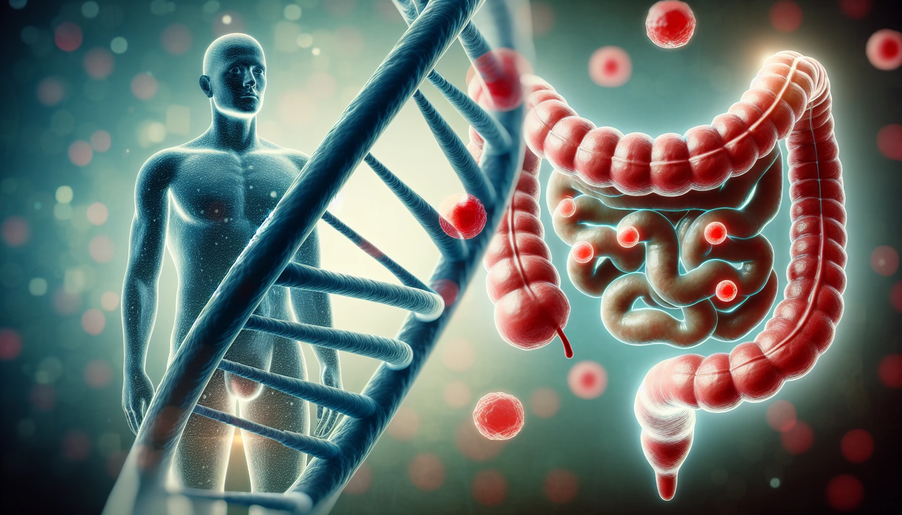 Illustration of Familial Adenomatous Polyposis (FAP)
