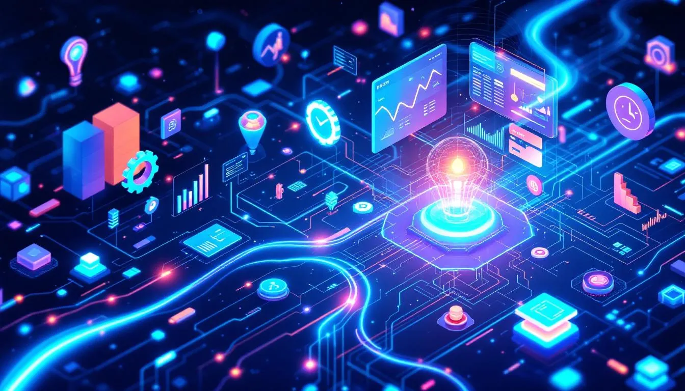 Future trends in predictive analytics for manufacturing, emphasizing self-serve tools and digital innovations.