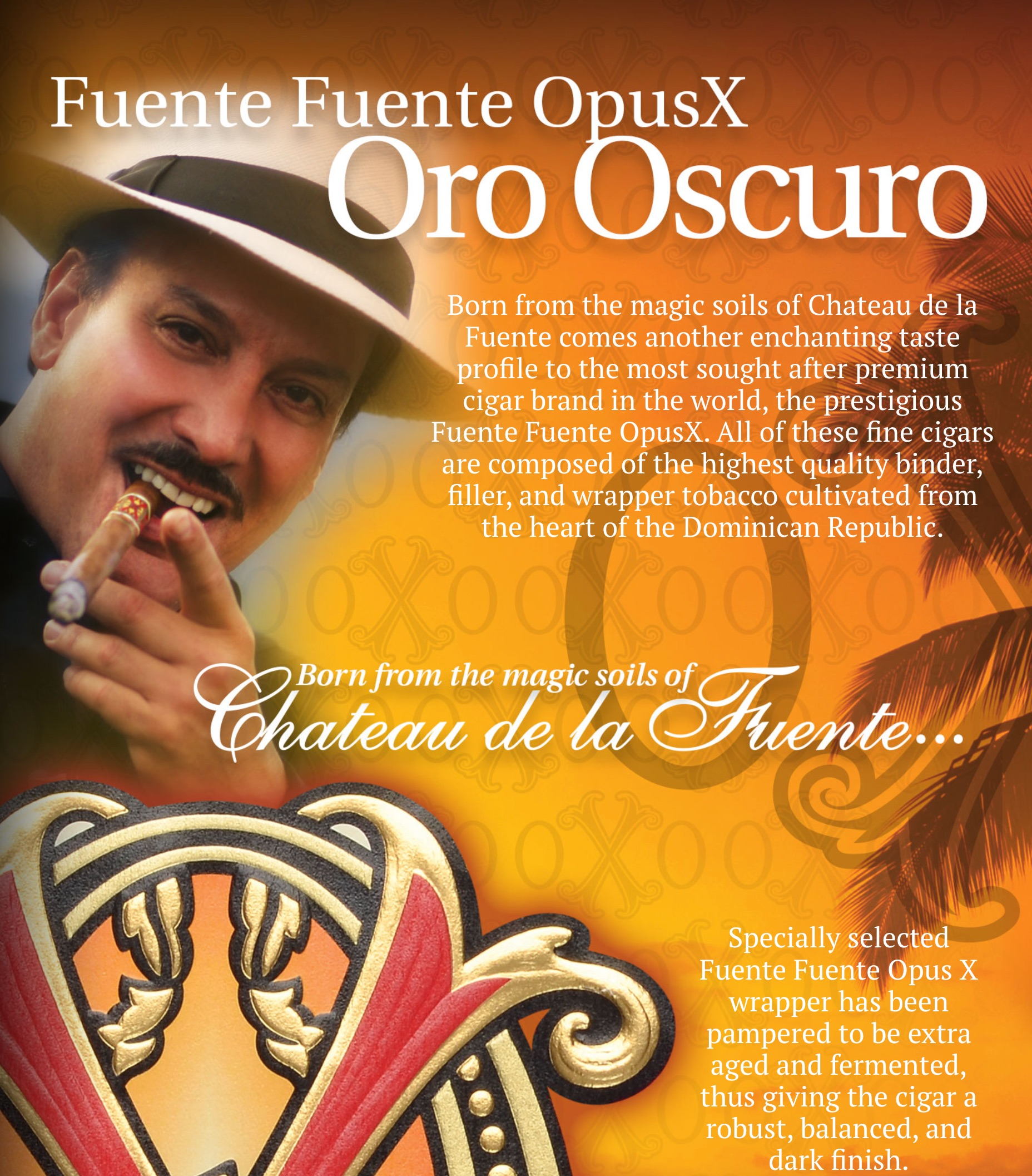 Fuente Fuente OXO Oro Oscuro