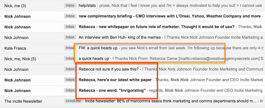 email subject lines
