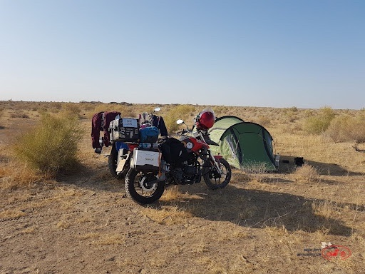 Wild camping off the beaten track