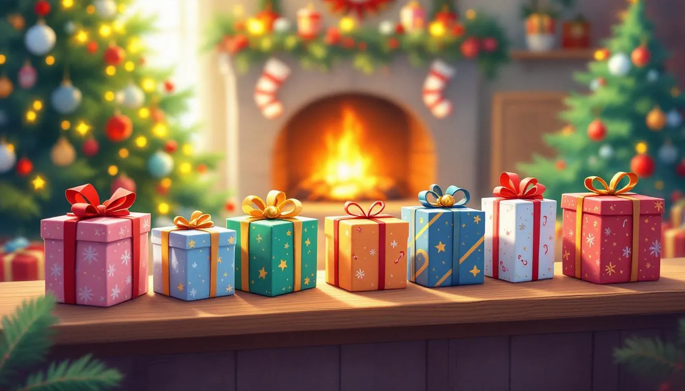 Fill the boxes with small gifts for the countdown.