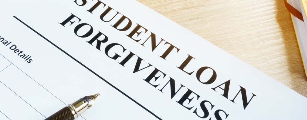 Image depicting various student loan forgiveness programs available in Michigan, highlighting pathways to reduce federal student loan debt for Michigan residents working in public service, education, and healthcare sectors.