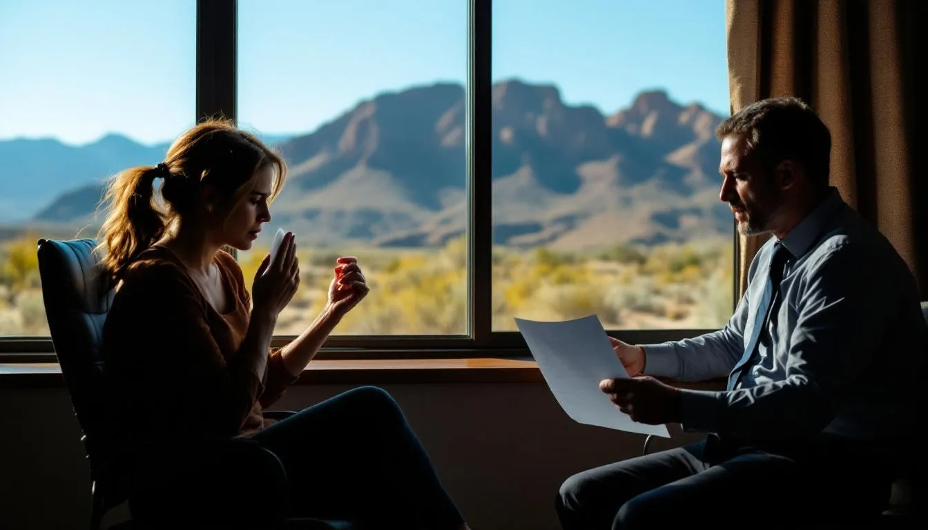 A grieving family discussing a wrongful death claim with an attorney.