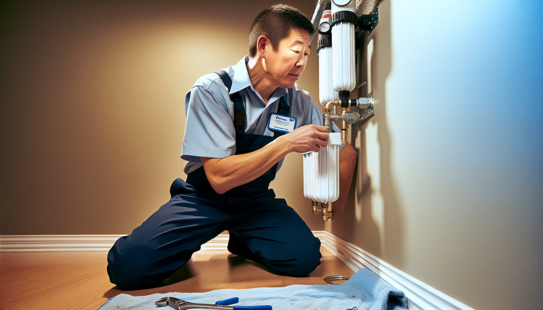 Professional installation and maintenance of filtration system