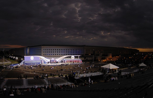 night, washington dc, pentagon