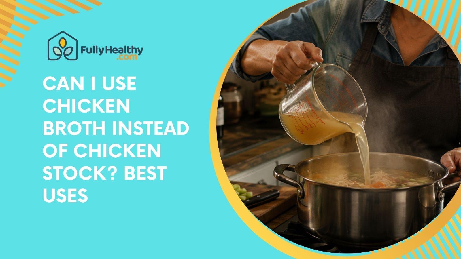 Can I Use Chicken Broth Instead Of Chicken Stock? Best Uses