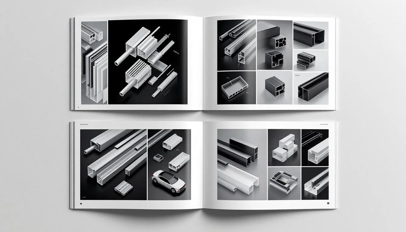 Applications of extruded plastic profiles in various industries.