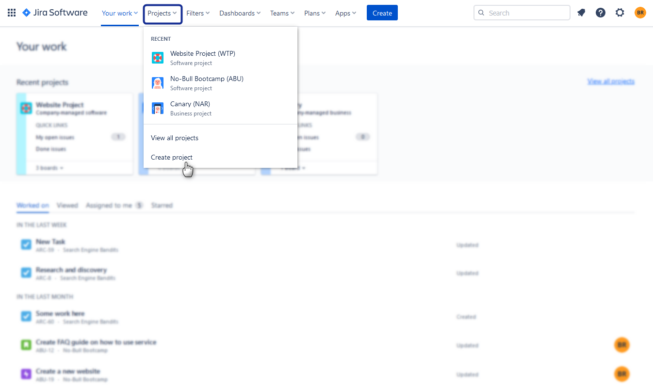 How to use Jira for project management
