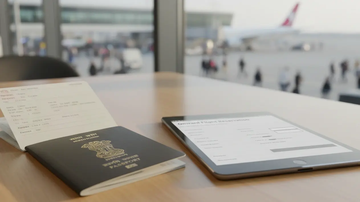 What Makes An Onward Ticket Look Credible In A Philippines Sticker Visa File From India?