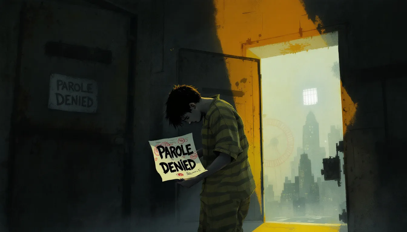 An illustration showing the immediate legal consequences of a criminal conviction.