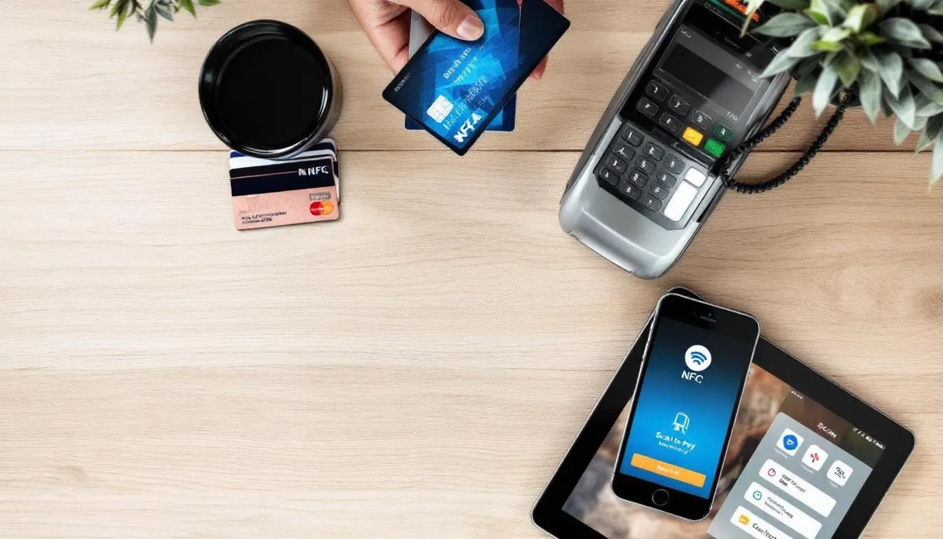 The image showcases a variety of payment methods, including credit cards, digital wallets like Apple Pay and Google Pay, and mobile payments, highlighting the diverse options available for processing payments. It emphasizes how these methods enable businesses to accept credit card payments and manage transactions efficiently through payment processors and gateways.