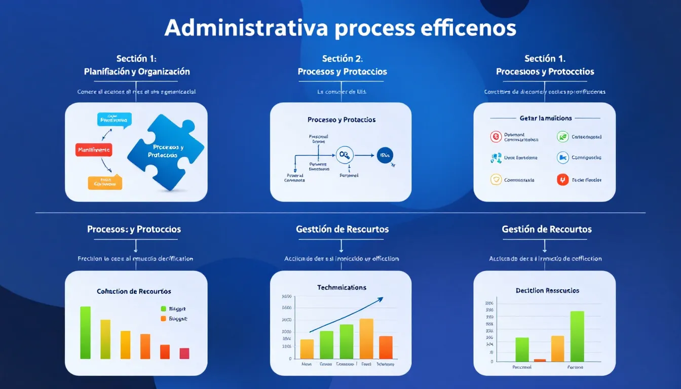 Relevancia del proceso administrativo en las empresas y su impacto en la eficiencia.