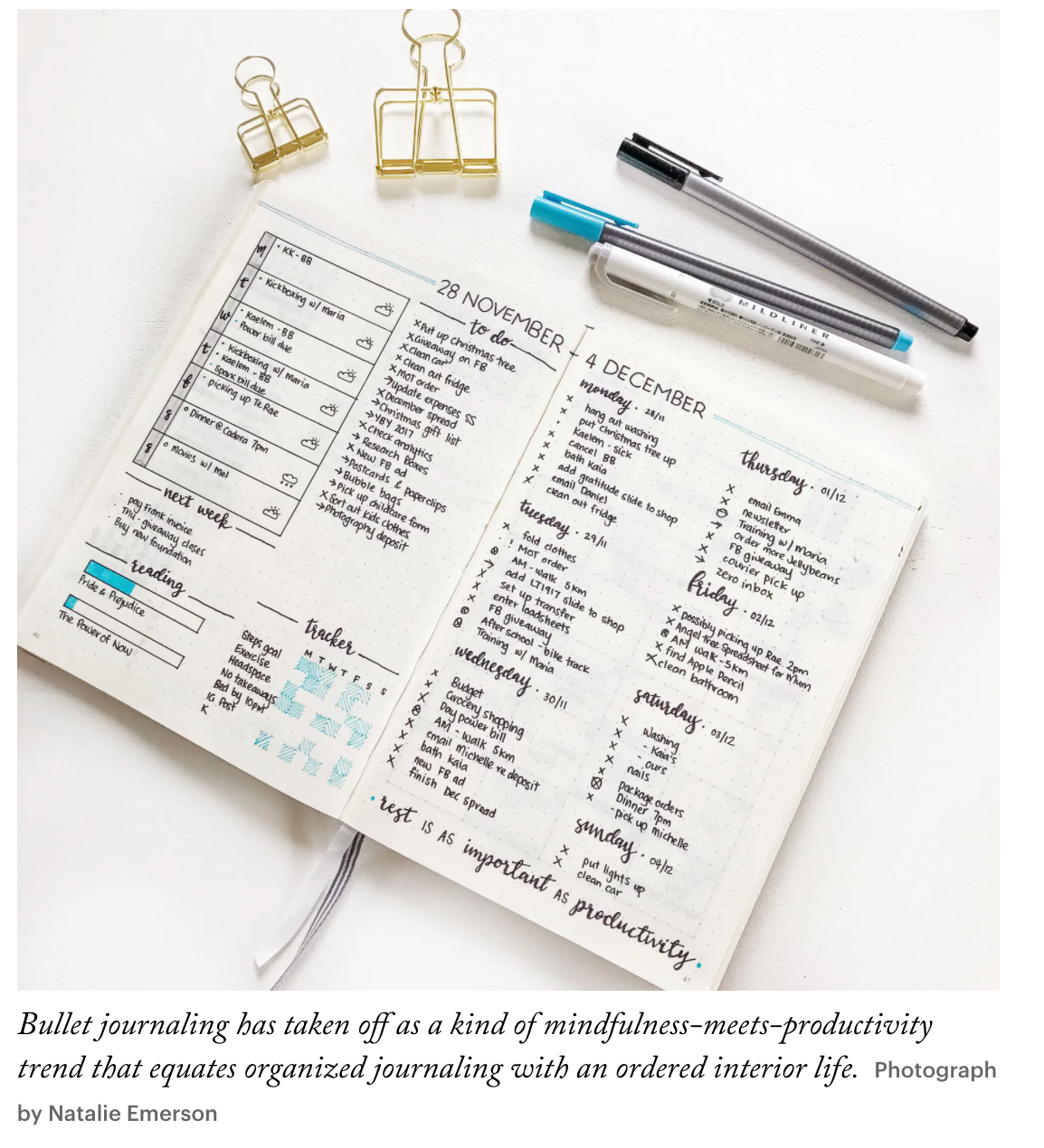 The New Yorker. Can Bullet Journaling Save You? 