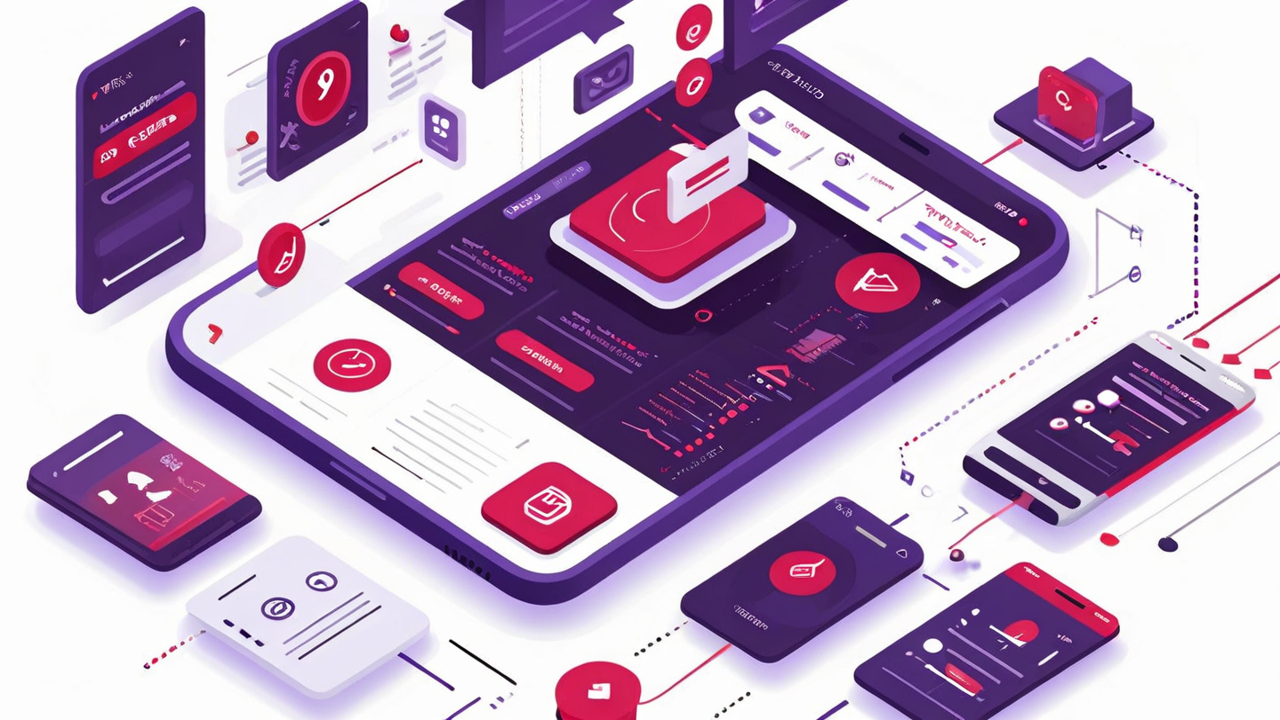 a graphic showcasing mobile networks