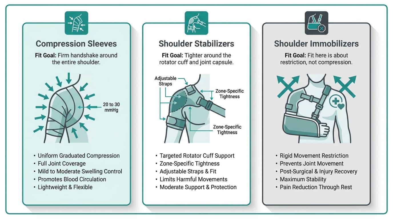 Not All Shoulder Braces Fit the Same Way
