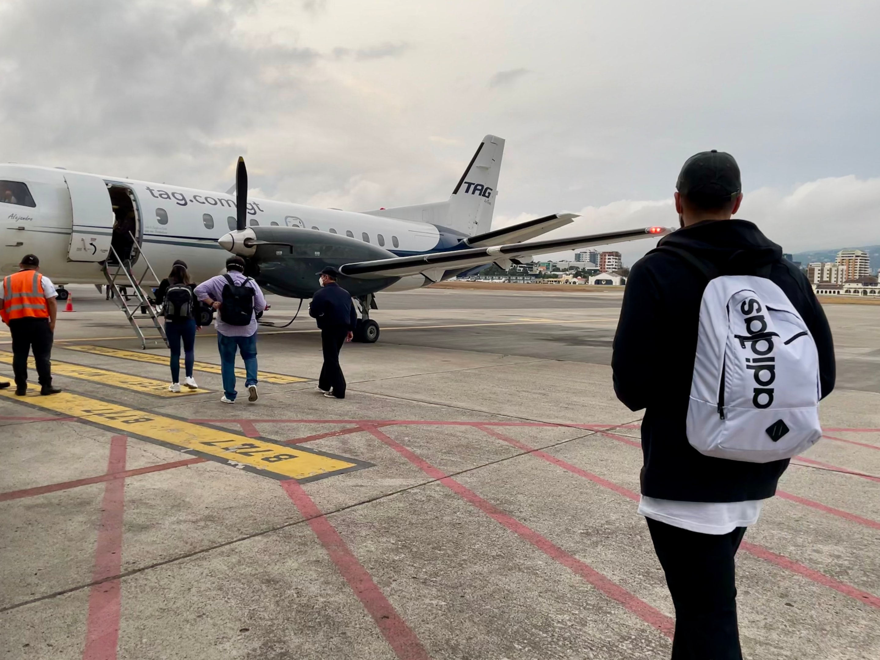 Traveling from Guatemala City to Flores on a quick flight