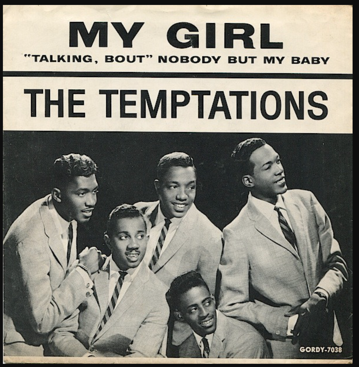 The Temptations . My Girl  My girl lyrics, Great song lyrics, Love songs  lyrics