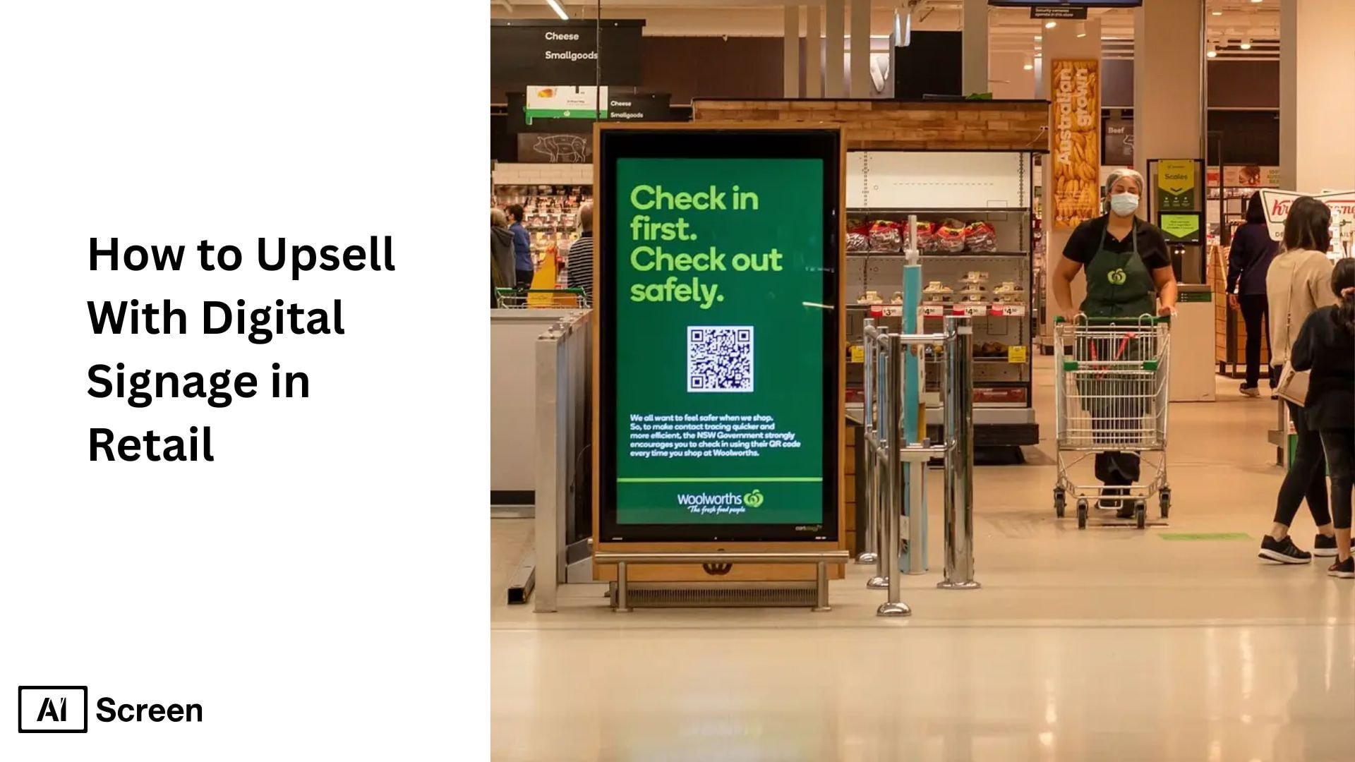 How to Upsell With Digital Signage in Retail 1 using digital signage to upsell products and increase retail sales social media