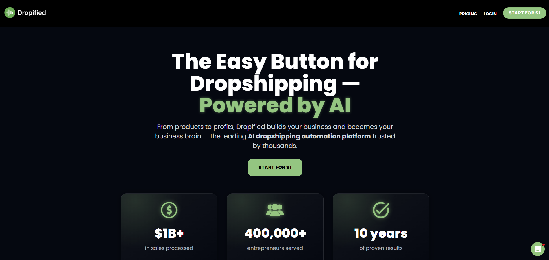 suppliers can use dropified to promote ebay inventory to on their website