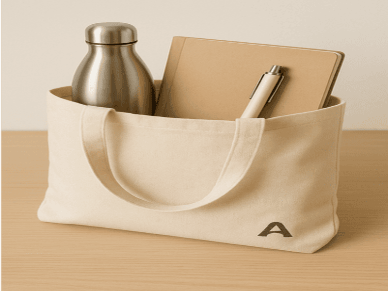 Useful Tote Bags carrying different essentials 