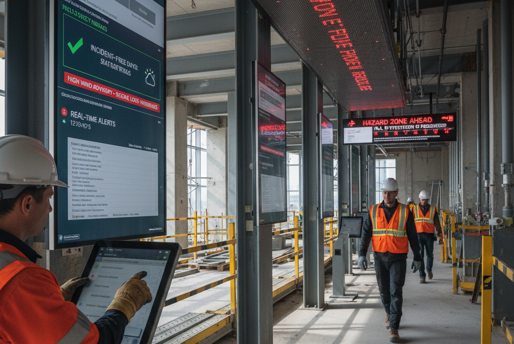 modernizing construction site signage for better compliance and safety