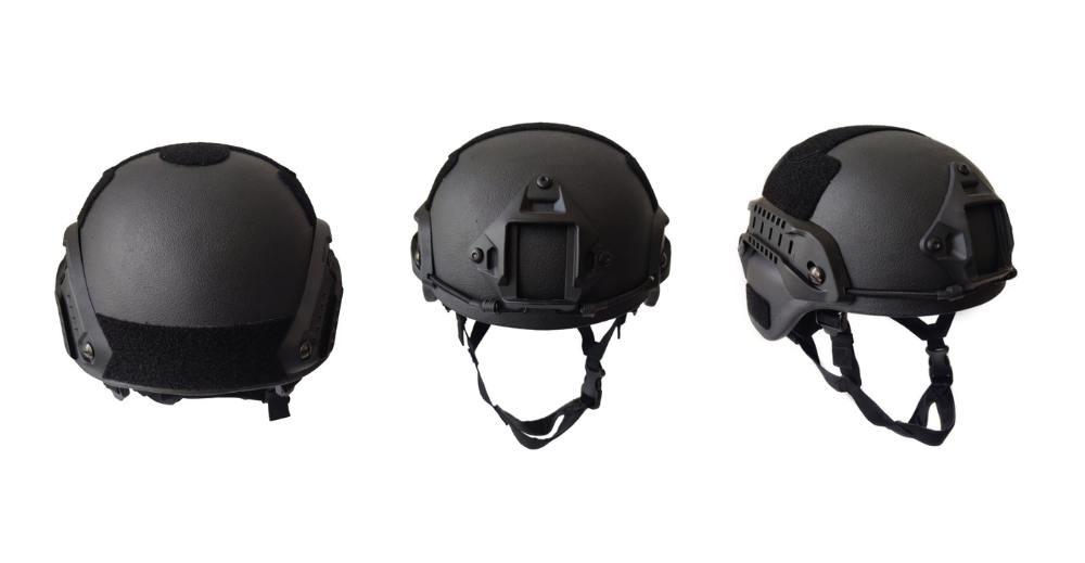 Black MICH Ballistic Helmet
