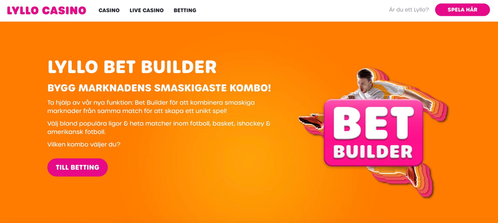 Lyllo Casino Bet Builder