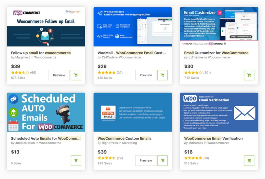 Best Mailchimp WooCommerce plugins by CodeCanyon