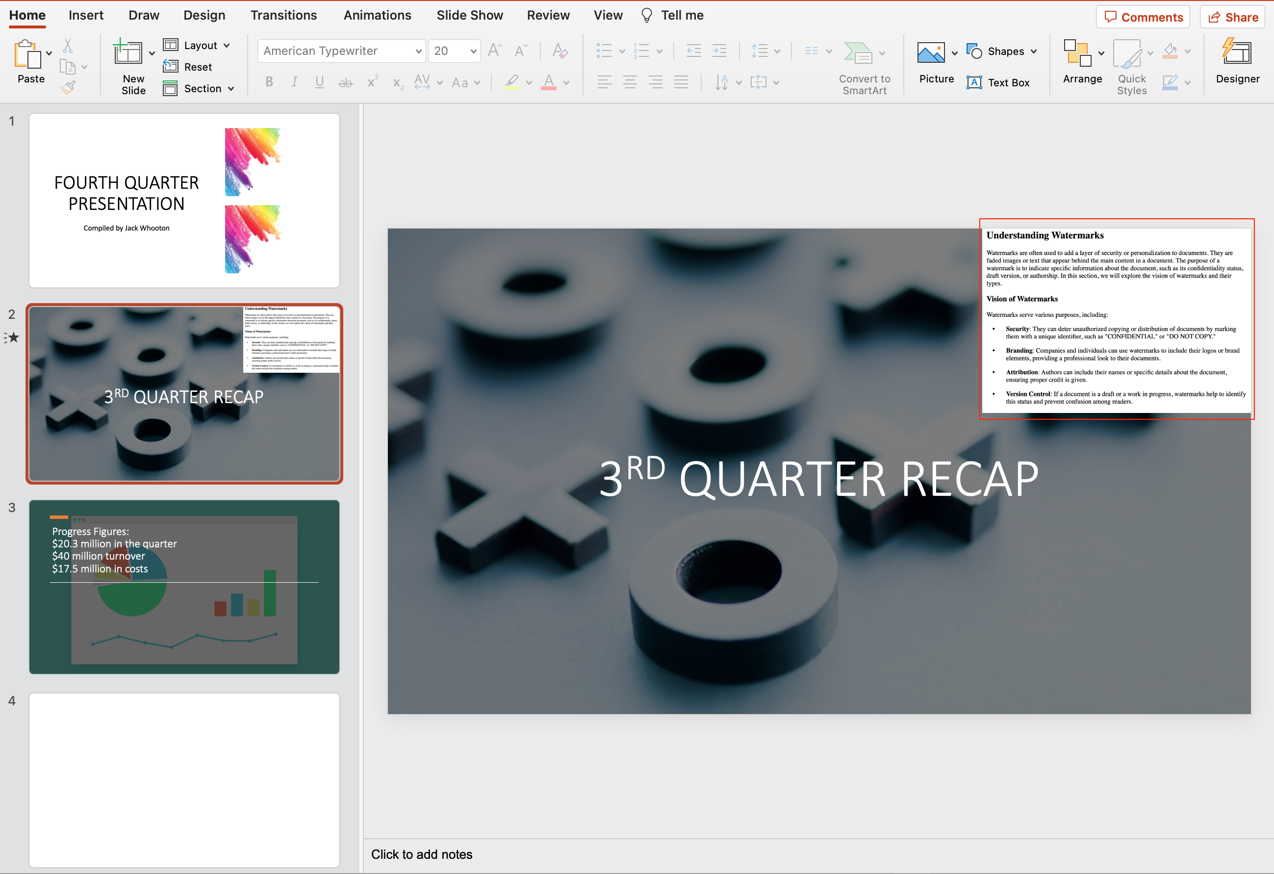 Inserting as an image or screenshot of an entire PDF in PowerPoint
