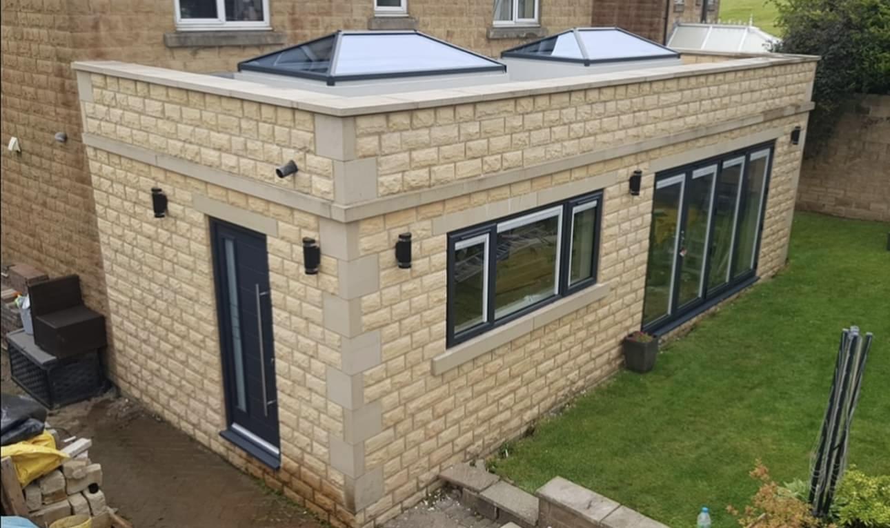 roof lanterns on a flat roof 