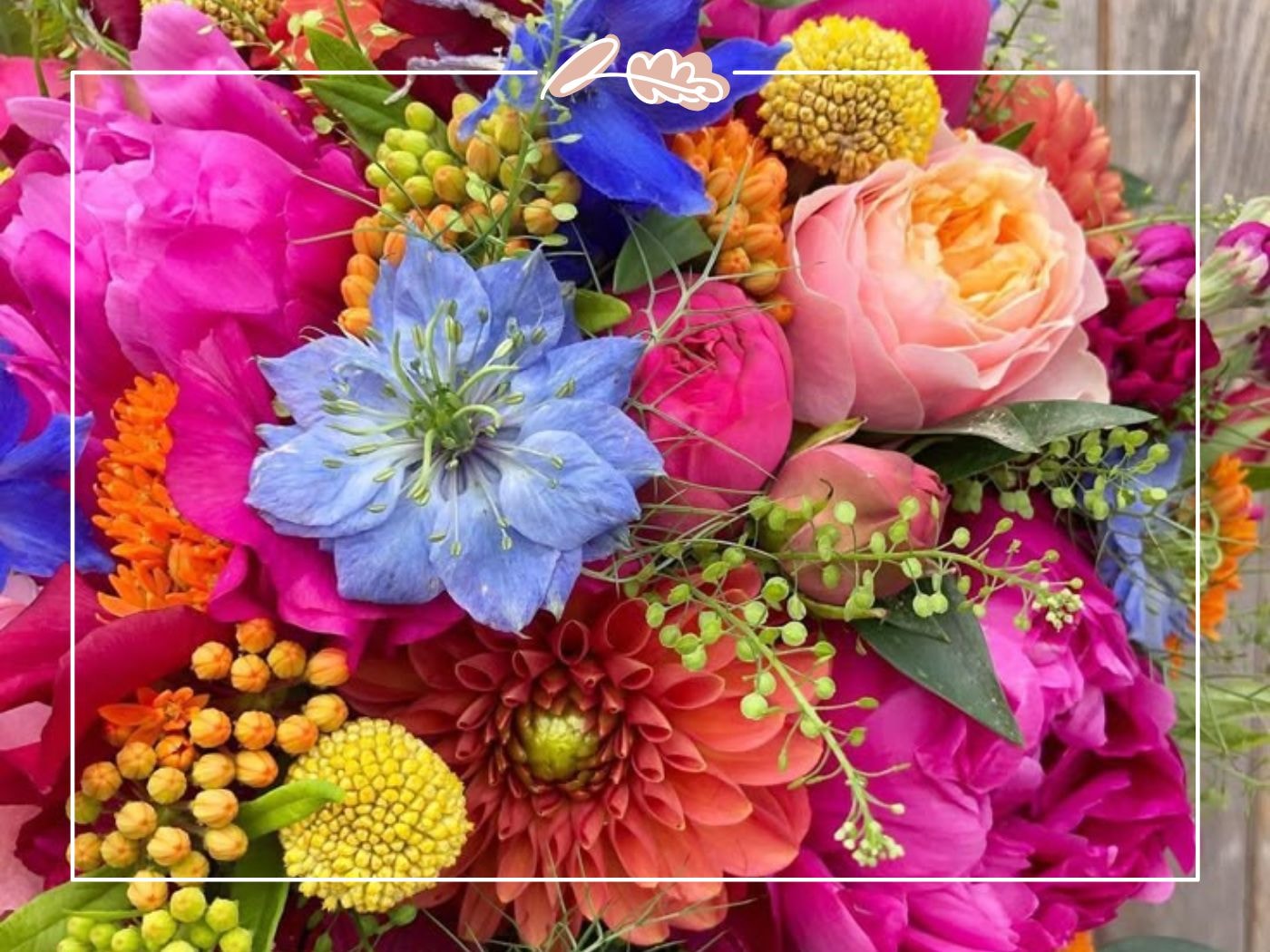 Jewel-toned bouquet of peonies, nigella, and garden roses – Where Can I Get Flowers? blog by Fabulous Flowers and Gifts.