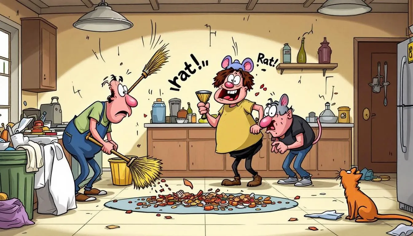 A visual representation of preventive measures against future rodent infestations.