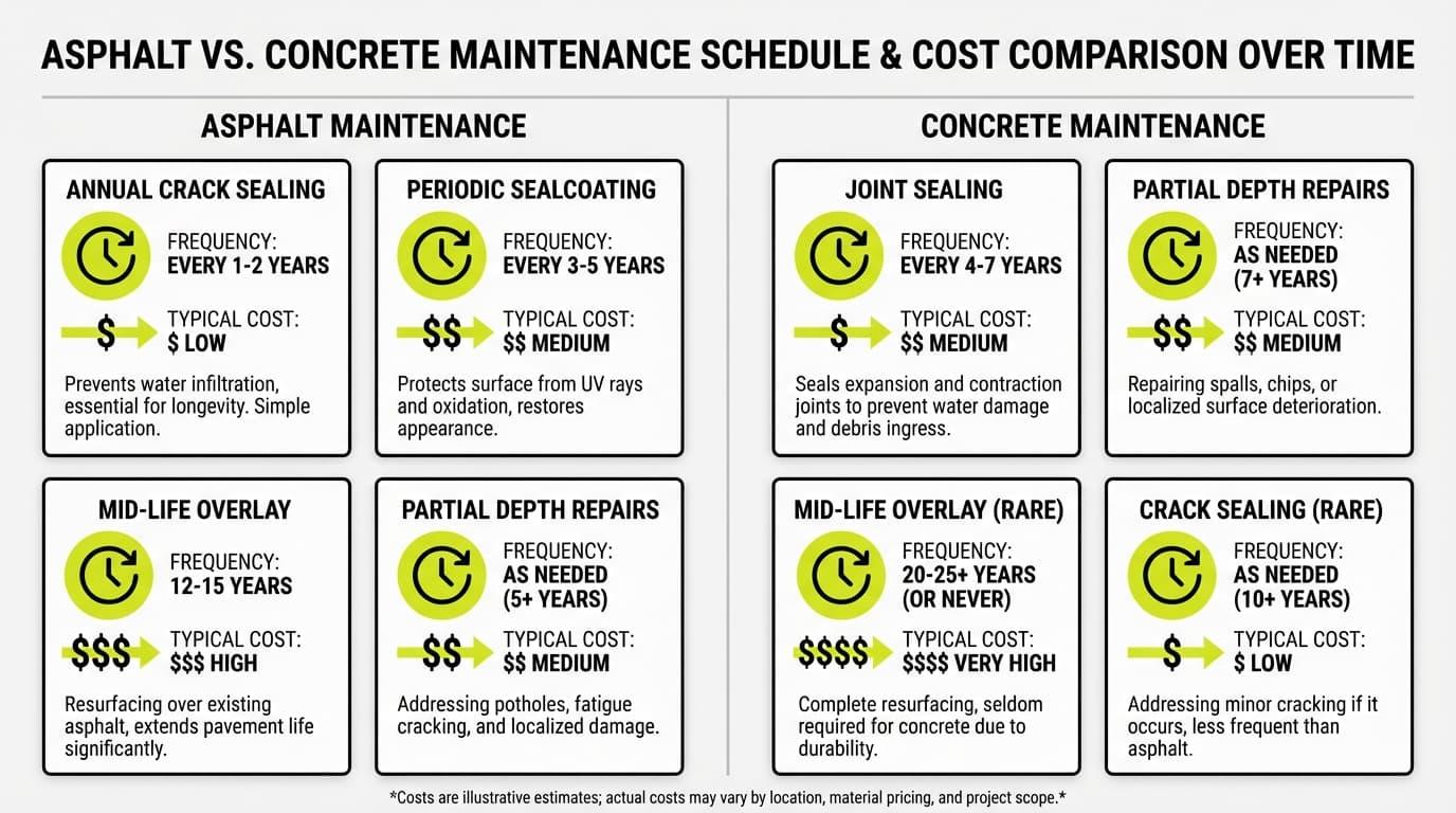 Maintenance Schedules and Typical Interventions
