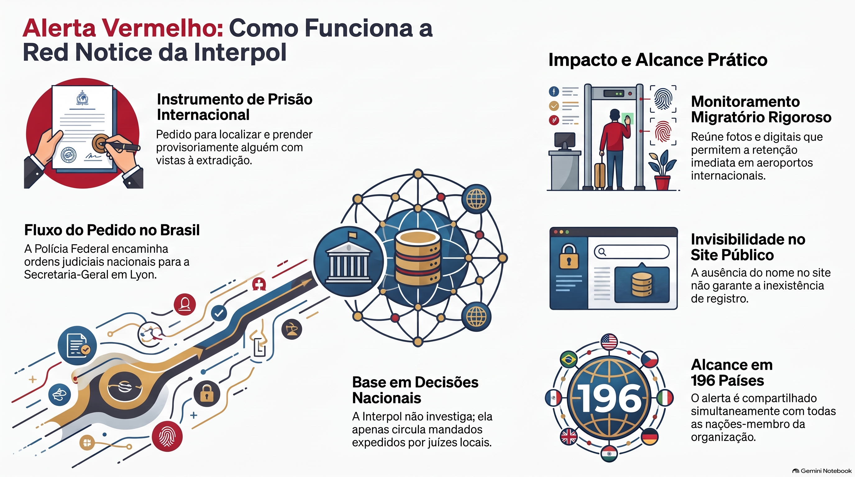 O que &eacute; a red notice por crime financeiro e como ela funciona?