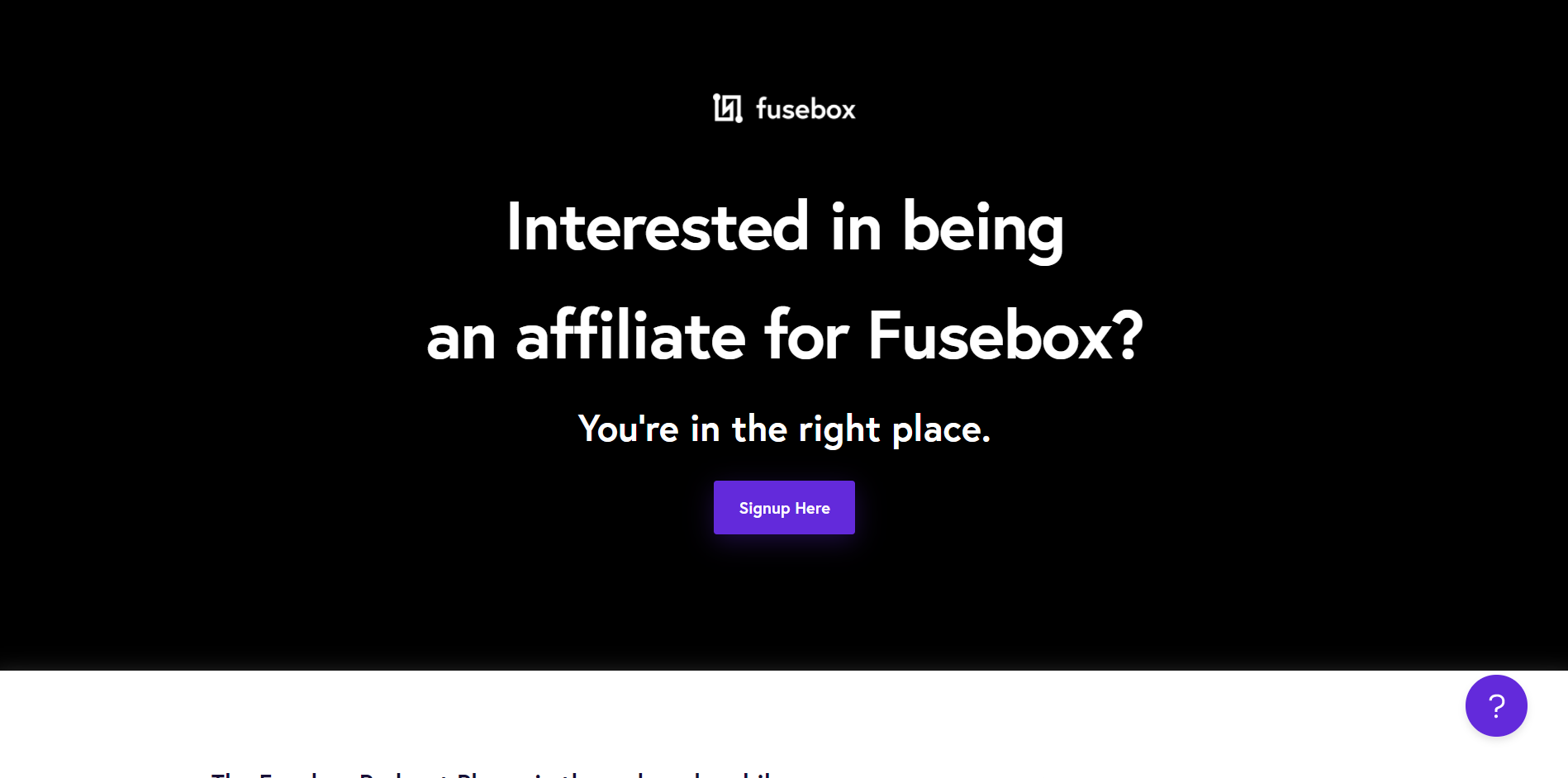 Fusebox Affiliate Program