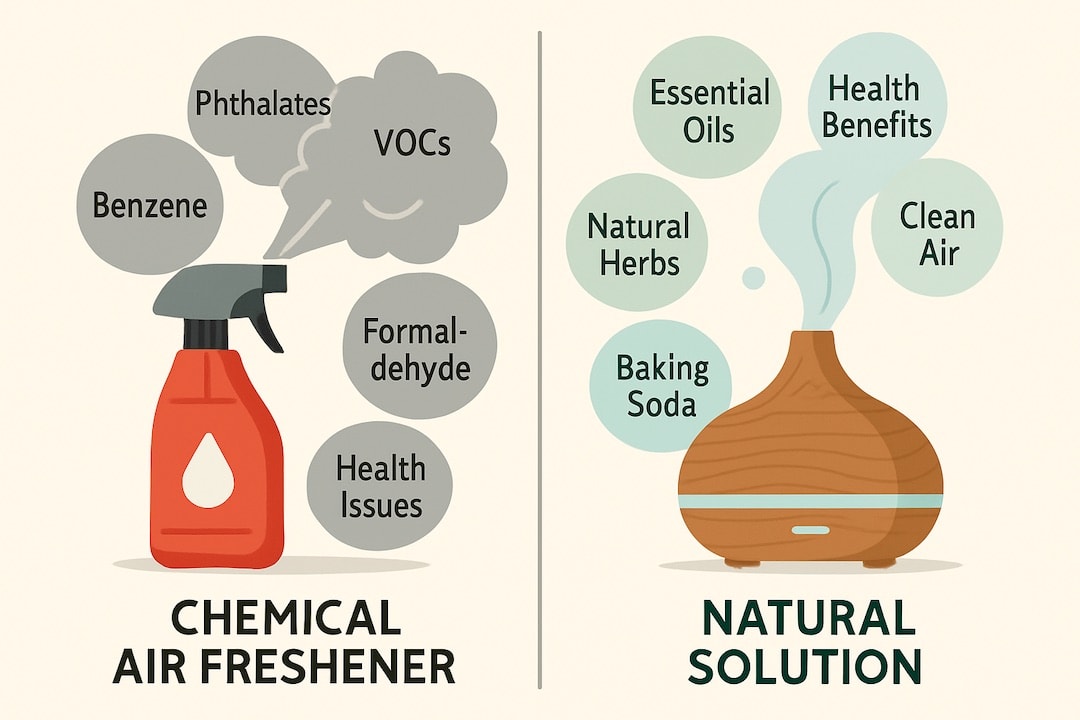 chemical air freshener vs natural scent for home
