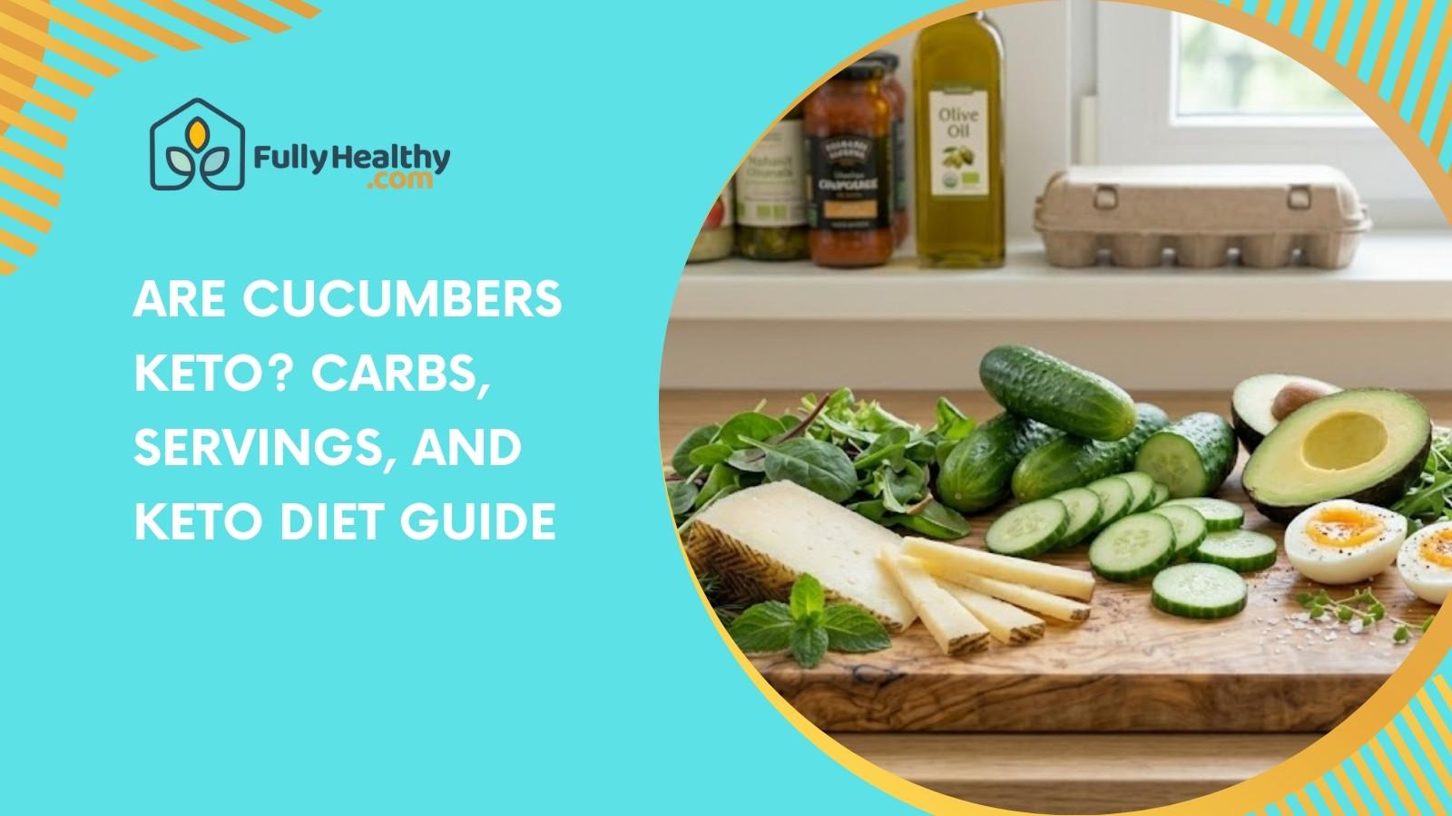 Are Cucumbers Keto? Carbs, Servings, And Keto Diet Guide