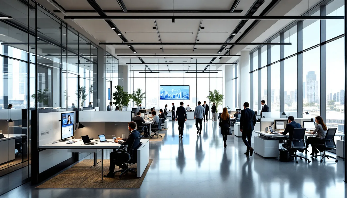 An office environment showcasing office boys services in Dubai.