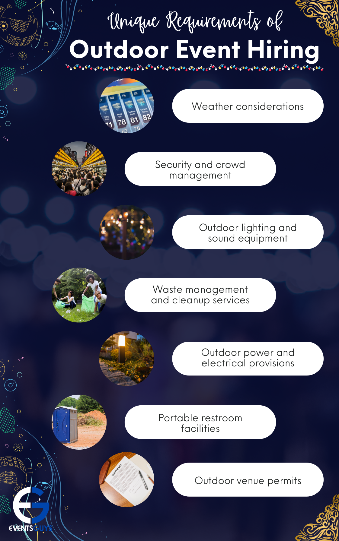 A range of requirements for Outdoor Event Hiring Solutions