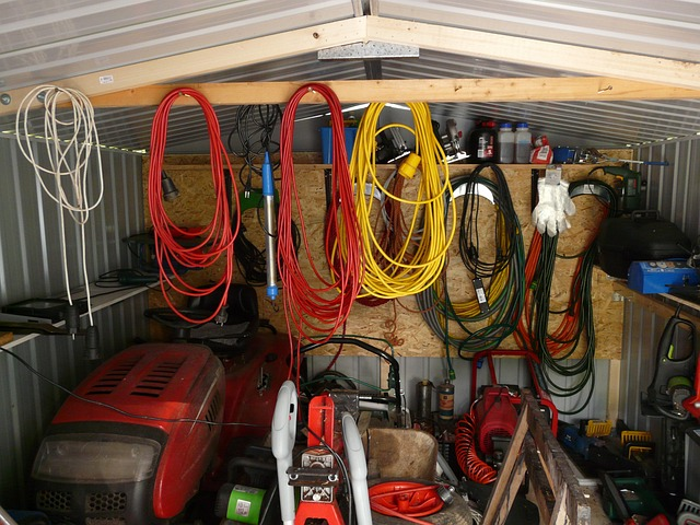 garage, tool, cable