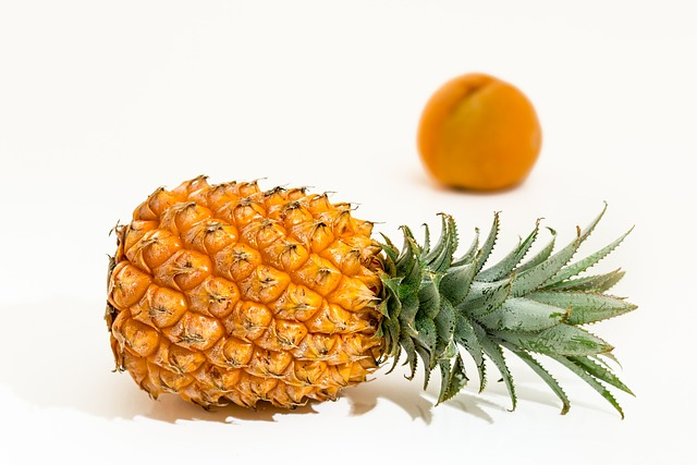 pineapple, tropical fruit, juicy