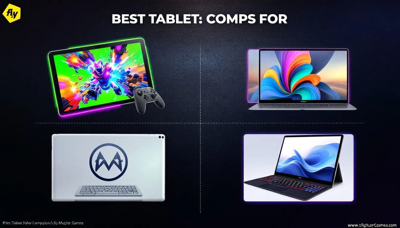 Die besten Tablets für verschiedene Bedürfnisse, einschließlich Arbeits- und Gaming-Tablets.