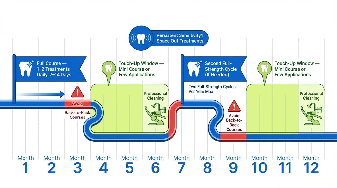 How Often Can You Safely Use Professional Whitening Strips?