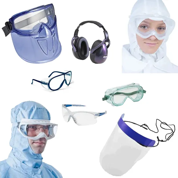 Selection of the right safety goggles and face shields for lab personnel