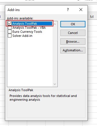 The Analysis ToolPak can help you learn things about your data. 