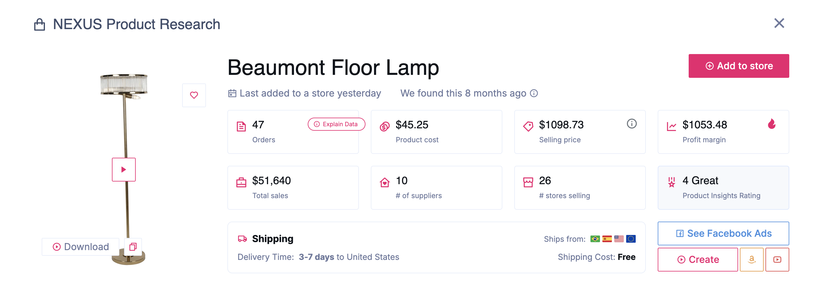 Floor lamp