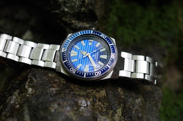 Seiko fond bleu avec bracelet nato bleu